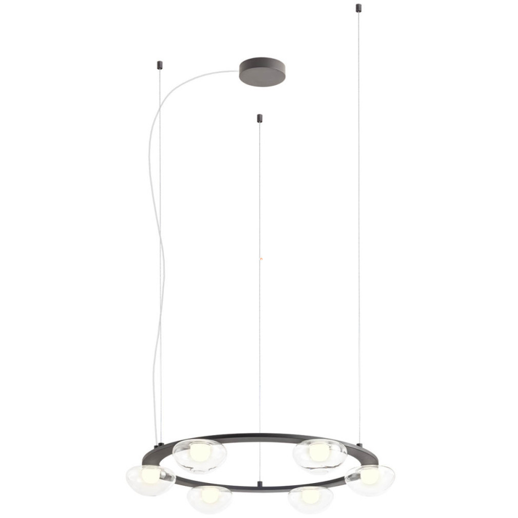 Lampa suspendată cu LED reglabilă, negru mat, 74 cm - Sinclair Redo 01-3248