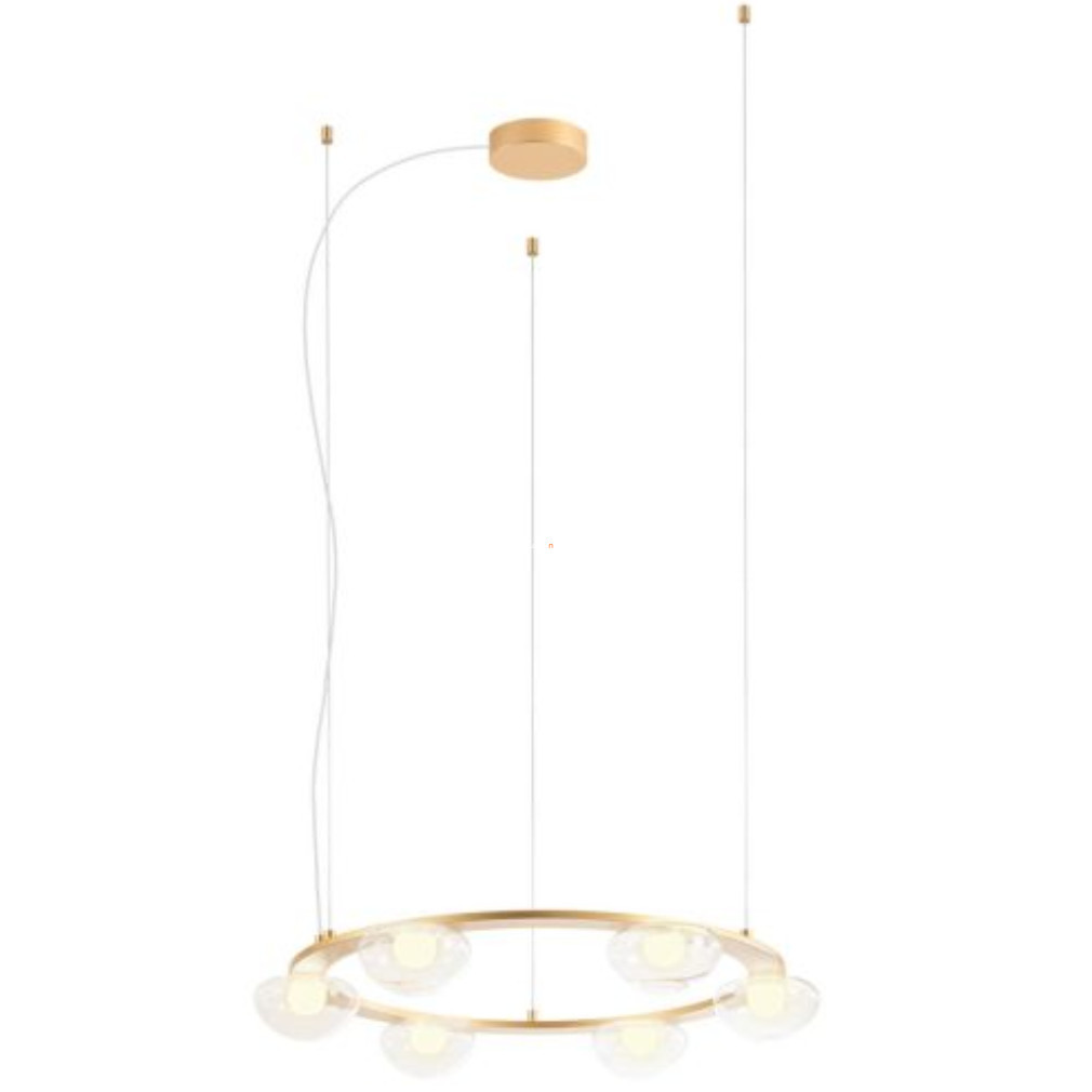 Lampa suspendată cu LED reglabilă, culoare auriu mat, 74 cm - Sinclair Redo 01-3247