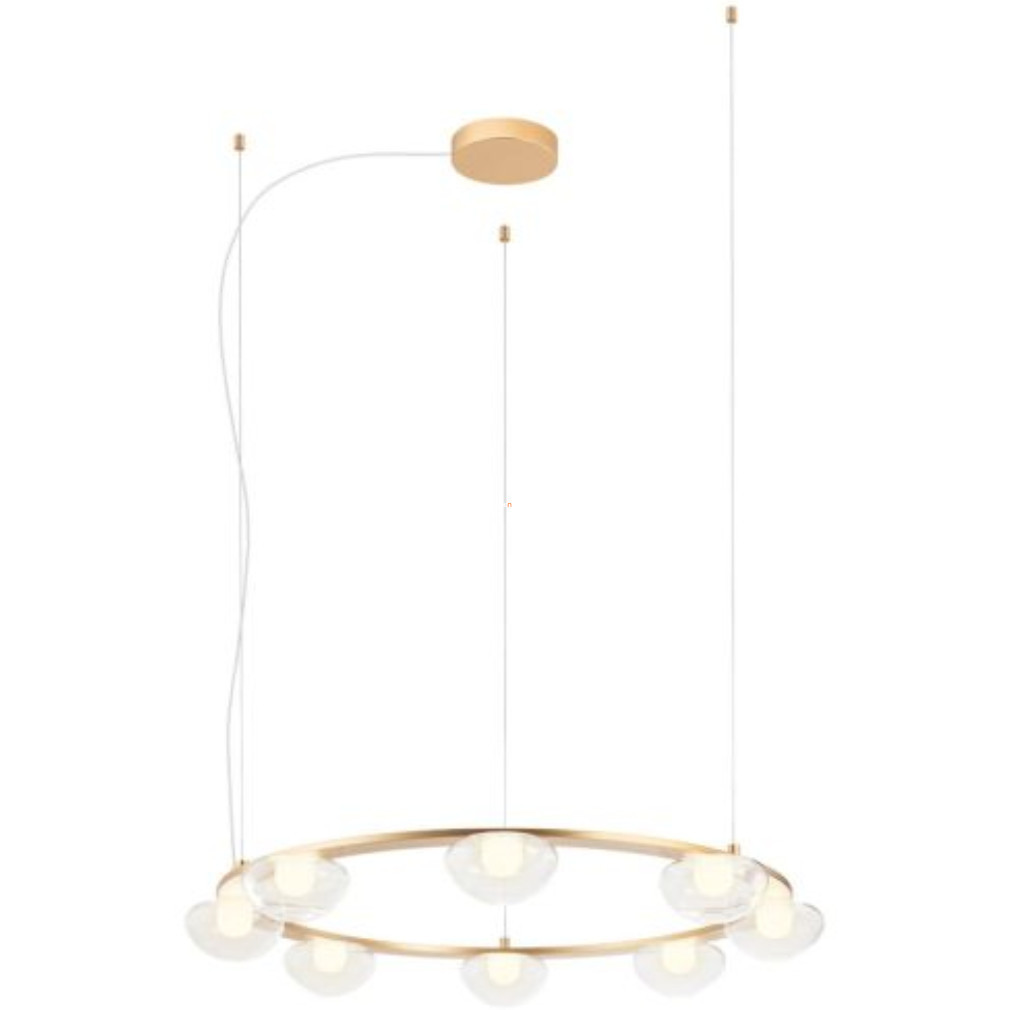Lampa suspendată cu LED reglabilă, culoare auriu mat, 89 cm - Sinclair Redo 01-3249