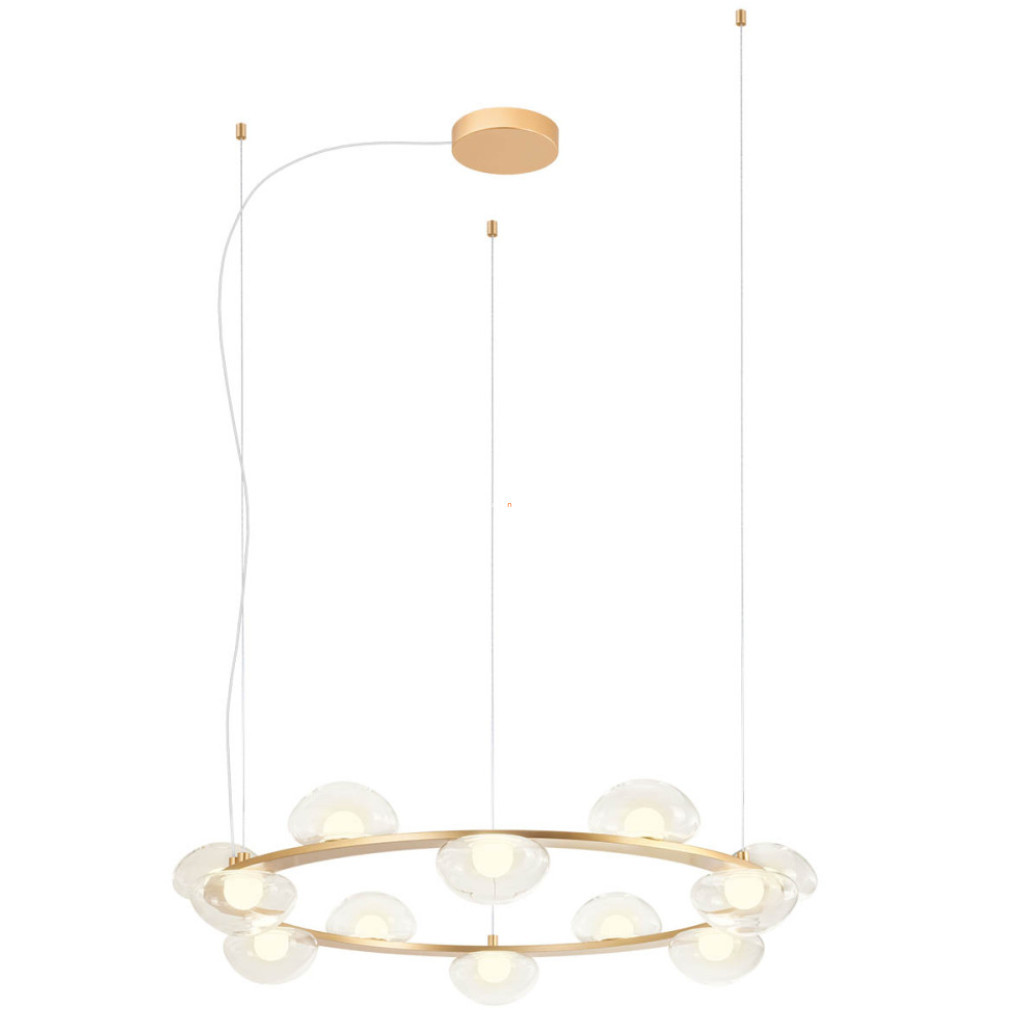 Lampa suspendată cu LED reglabilă, culoare auriu mat, lumină albă caldă - Sinclair Redo 01-3251