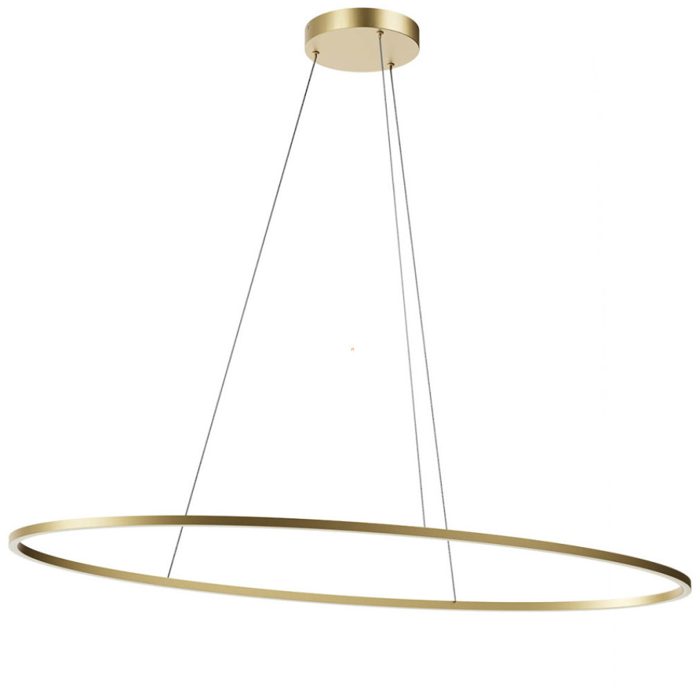 Lampă suspendată cu LED reglabilă, stil minimalist, 60x130 cm, culoare bronz - Leo Redo 01-3341