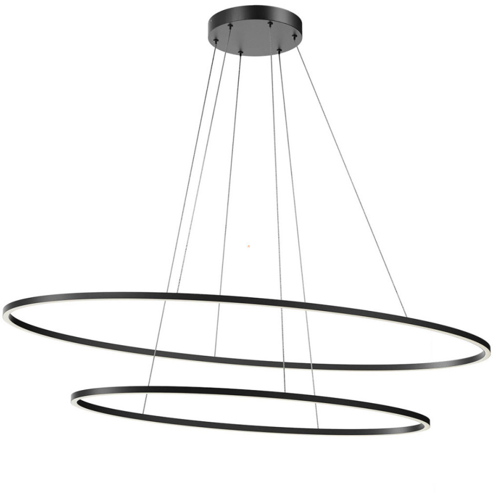 Lampă LED suspendată reglabilă, negru mat - Leo Redo 01-3343