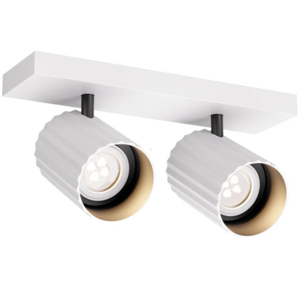 Lampa spot cu nervuri, cu 2 socluri, albă - Delphi Redo 01-3401