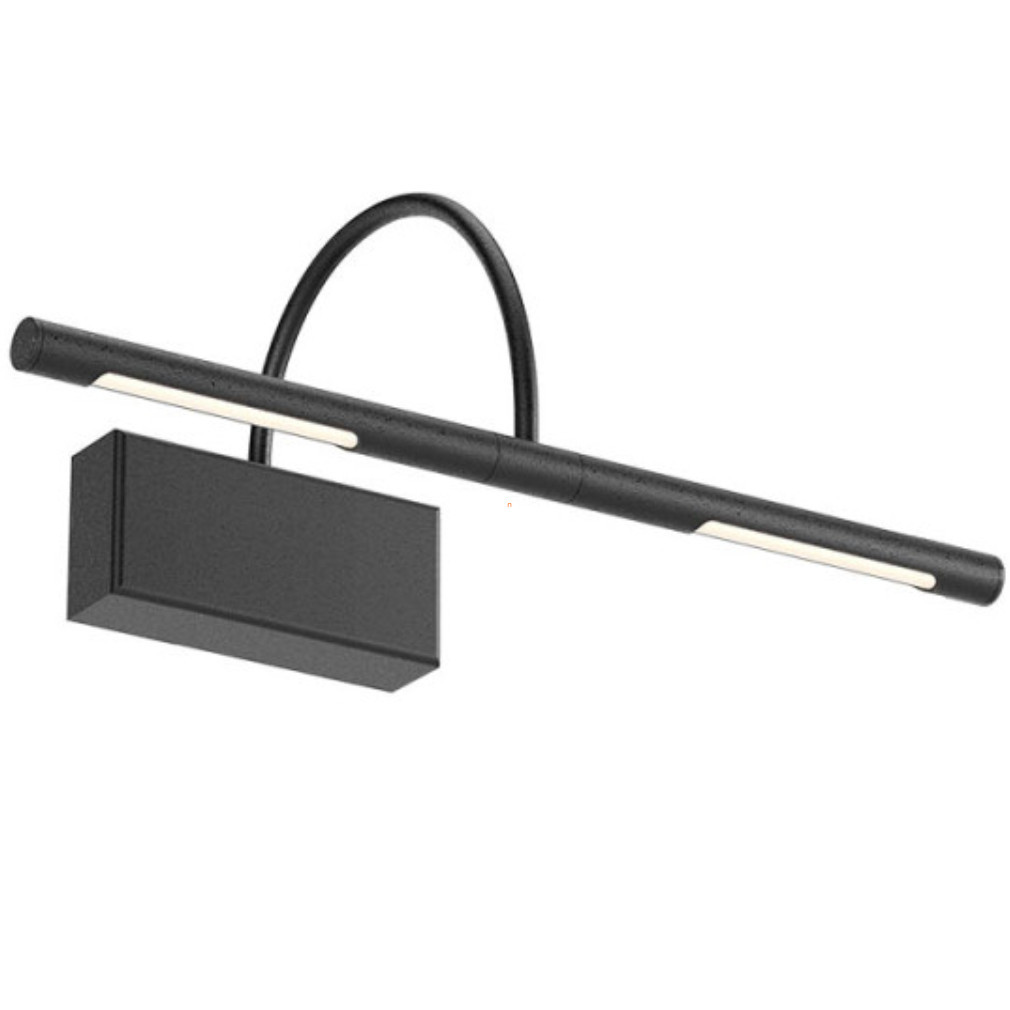 Lampa LED pentru iluminarea imaginilor cu braț curbat, negru mat - Kendo Redo 01-3465