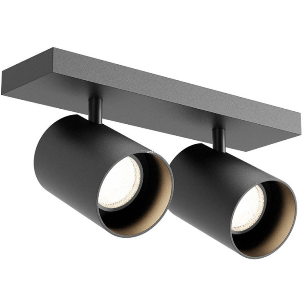 Spot cu 2 socluri, negru - Corinth Redo 01-3442