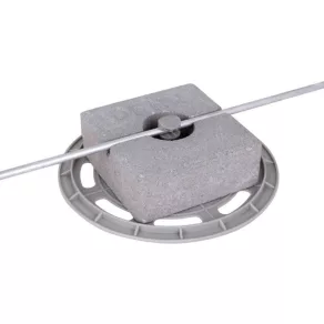   DEHN Tetővezető-tartó műa. alátétlappal 4.6kg betontalppal Rd 8-10mm 253335 DLH 8.10 KS BES180 GP300 K