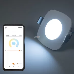   Spot LED încastrat Connect Smart 7,7 W, alb rece-cald, culoare albă - Rina Lutec 8304301446