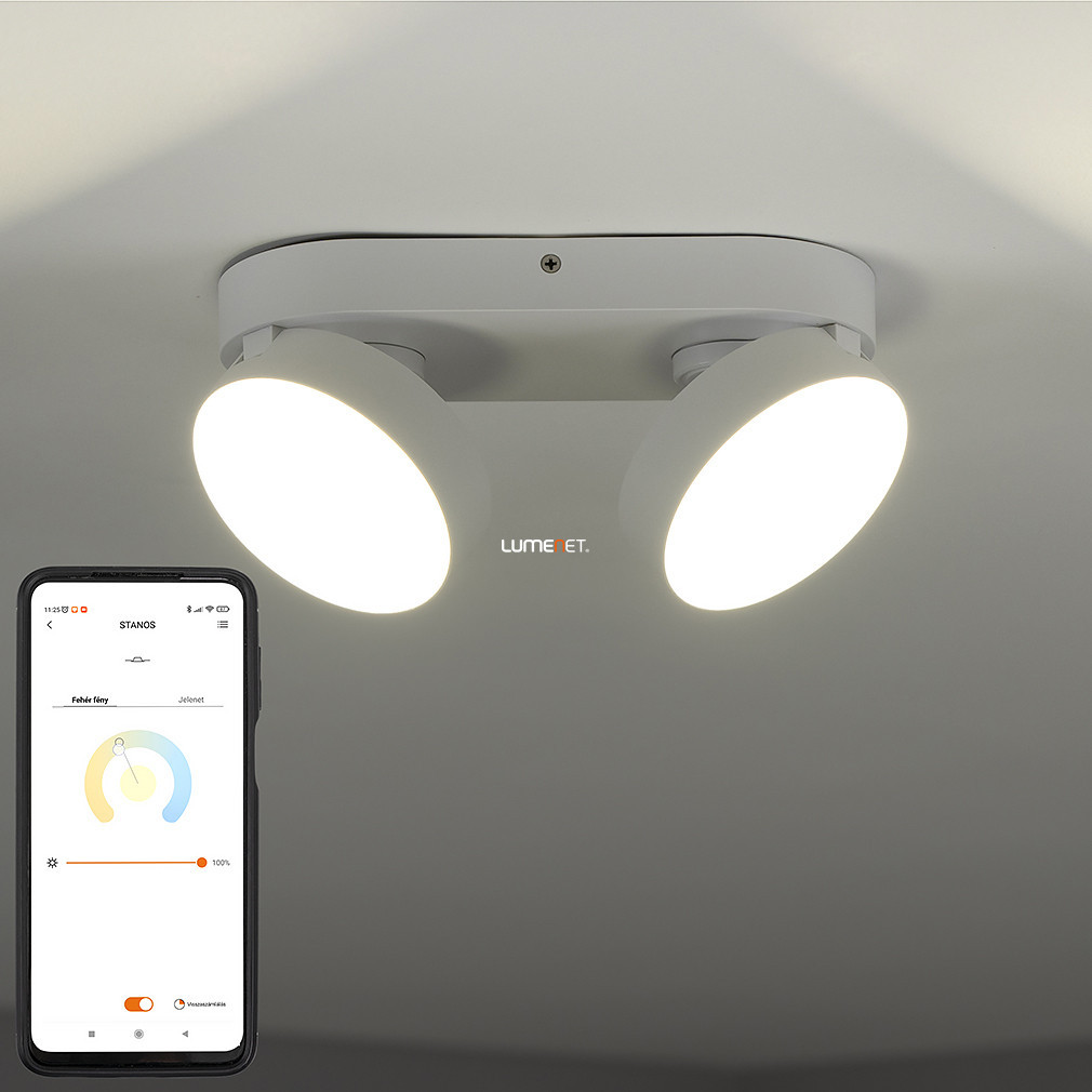 Connect Smart LED spot lampă 16 W, alb rece-alb cald, culoare albă - Stanos Lutec 8600502446