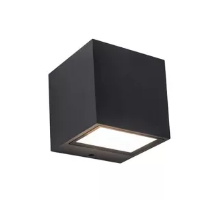   Lampă LED de exterior pentru iluminare ascendentă/descendentă, 9 W, alb cald, negru - Gemini Lutec 5189125012