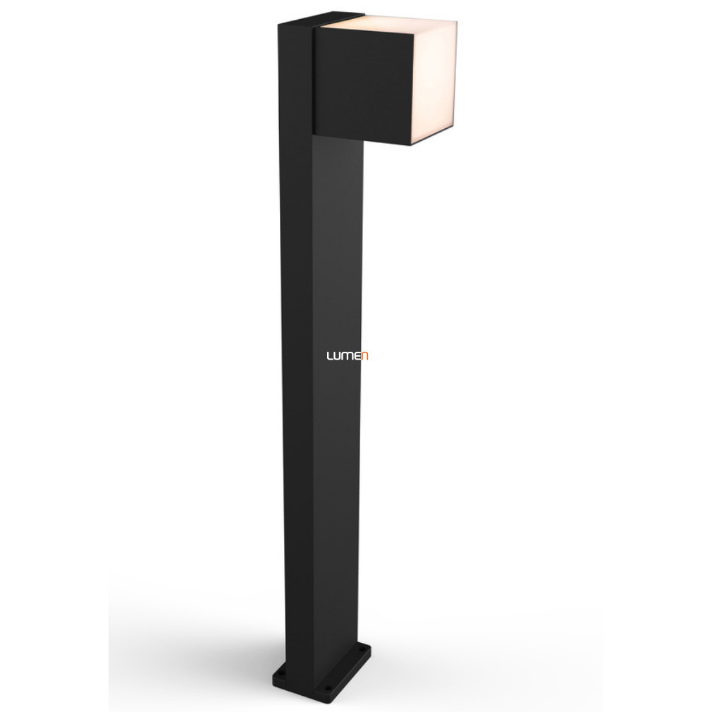 Lampa LED de exterior 12 W, alb cald, 75 cm, negru-opalescent - Cuba Lutec 7193802012