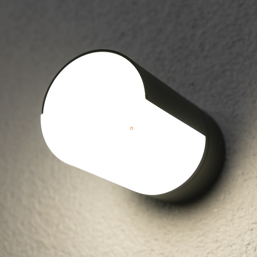 Lampă LED de exterior pentru perete 8 W, alb cald, negru opal - Cyra Lutec 5198104012