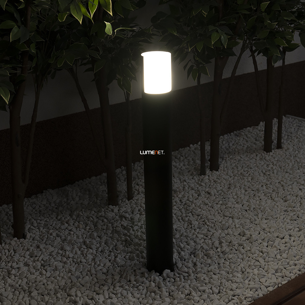 Lampă LED de exterior 8 W, alb cald, 65 cm, negru-opalescent - Cyra Lutec 7198101012