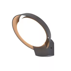  Lampă LED de exterior pentru perete 15 W, alb cald, culoare gri - Polo Lutec 5205701118