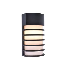 Lampa de exterior cu dungi, negru - Fulton Lutec 5207601012