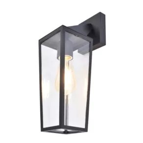 Aplică de exterior cu defecte cosmetice, negru (Pin)