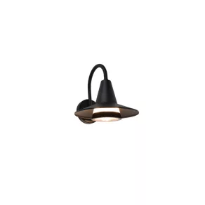   Lampă de perete cu braț exterior, negru - Swan Lutec 5213901012
