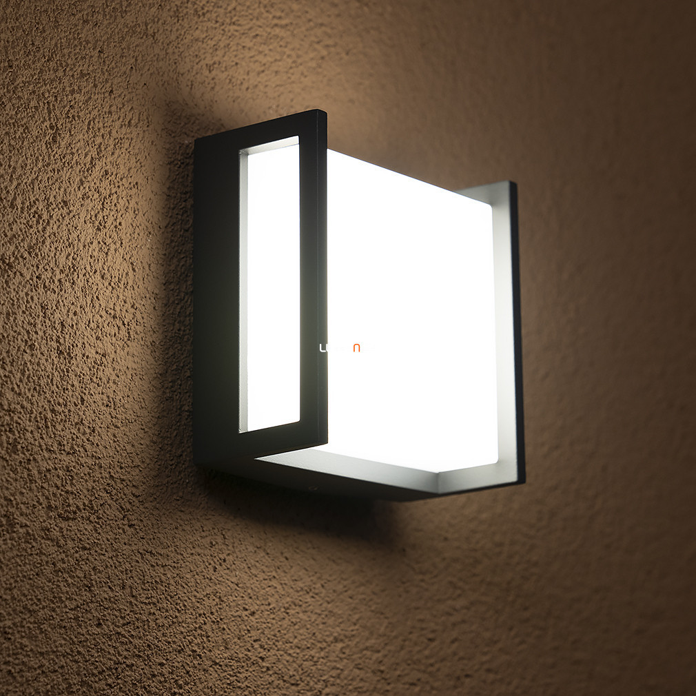 Lampă LED de exterior pentru perete 8 W, alb cald, antracit-opac - Qubo Lutec 5195401118