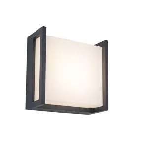   Lampă LED de exterior pentru perete 8 W, alb cald, antracit-opac - Qubo Lutec 5195401118