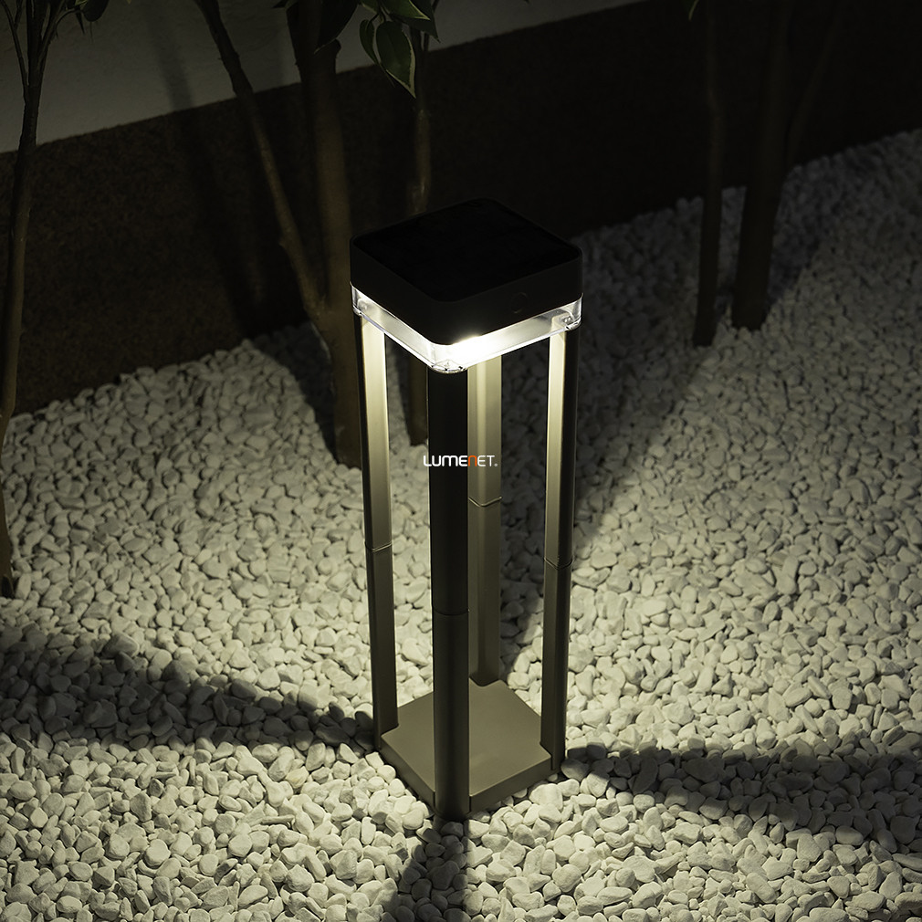 Spot LED pentru exterior, cu fixare în pământ, 1 W, alb cald, gri - Table Lutec 6908002337