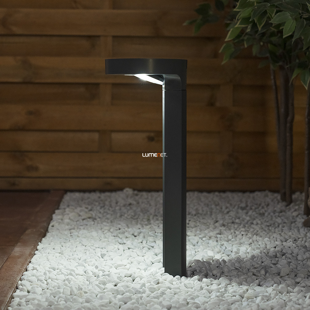 Lampă LED solară pentru exterior 2 W, alb rece, 45 cm, culoare gri - Diso Lutec 6906703335
