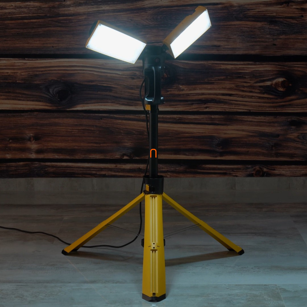 Lampă de lucru LED cu trepied, 9000lm, lumină albă rece, IP54 (Peri) - Lutec 7901305426
