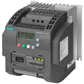   Convertor de frecvență Siemens 6SL3210-5BE24-0CV0, 3x380-480 V c.a., 4,0 kW/8,24 A, cu filtru C3 încorporat, panou BOP, Siemens V20 Sinamics