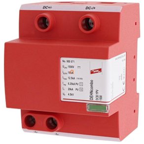   DEHNcombo YPV descărcător combinat de curent de trăsnet pentru sisteme fotovoltaice de până la 1200 V CC 900070 DCB YPV 1200