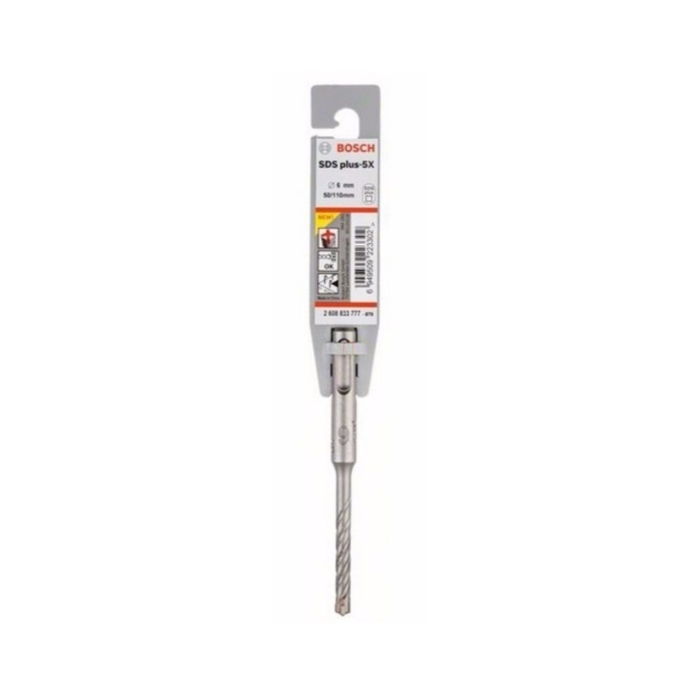 Bosch burghie SDS plus-5X burghie 6x50x110 (2608833777) Materiale prelucrabile: piatră, beton