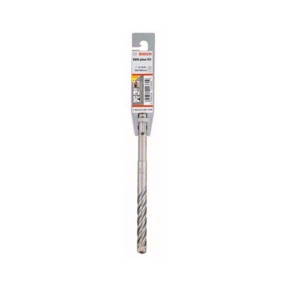 Bosch burghiu SDS plus-5X burghiu 12x100x160 (2608833807) Materiale prelucrabile: piatră, beton