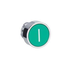   Schneider Electric Easy Harmony XB2 - ZB2BA331C - Buton apăsat, verde, marcat I, metal, montat încastrat, 22 mm, retur