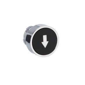   Schneider Electric Easy Harmony XB2 - ZB2BA334C - Buton apăsat, alb, marcat, săgeată sus, metal, montat încastrat, 22 mm, retur