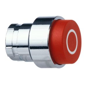   Schneider Electric Easy Harmony XB2 - ZB2BL432C - Buton apăsat, ridicat, roșu, marcat cu O, metalic, 22 mm, retur