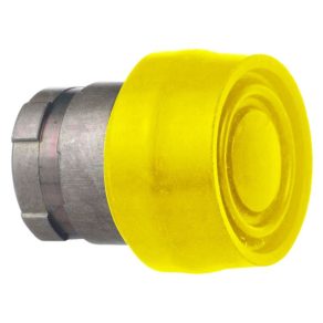   Schneider Electric Easy Harmony XB2 - ZB2BP5C - Buton apăsat, proeminent, galben, metalic, 22 mm, retur, capac de protecție, nemarcat