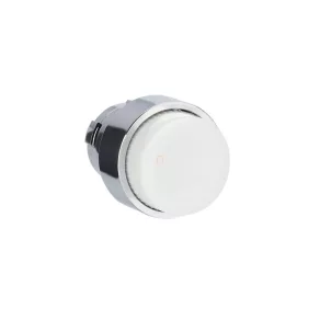   Schneider Electric Easy Harmony XB2 - ZB2BW11C - Buton iluminat, alb, metalic, proeminent, 22 mm, retur