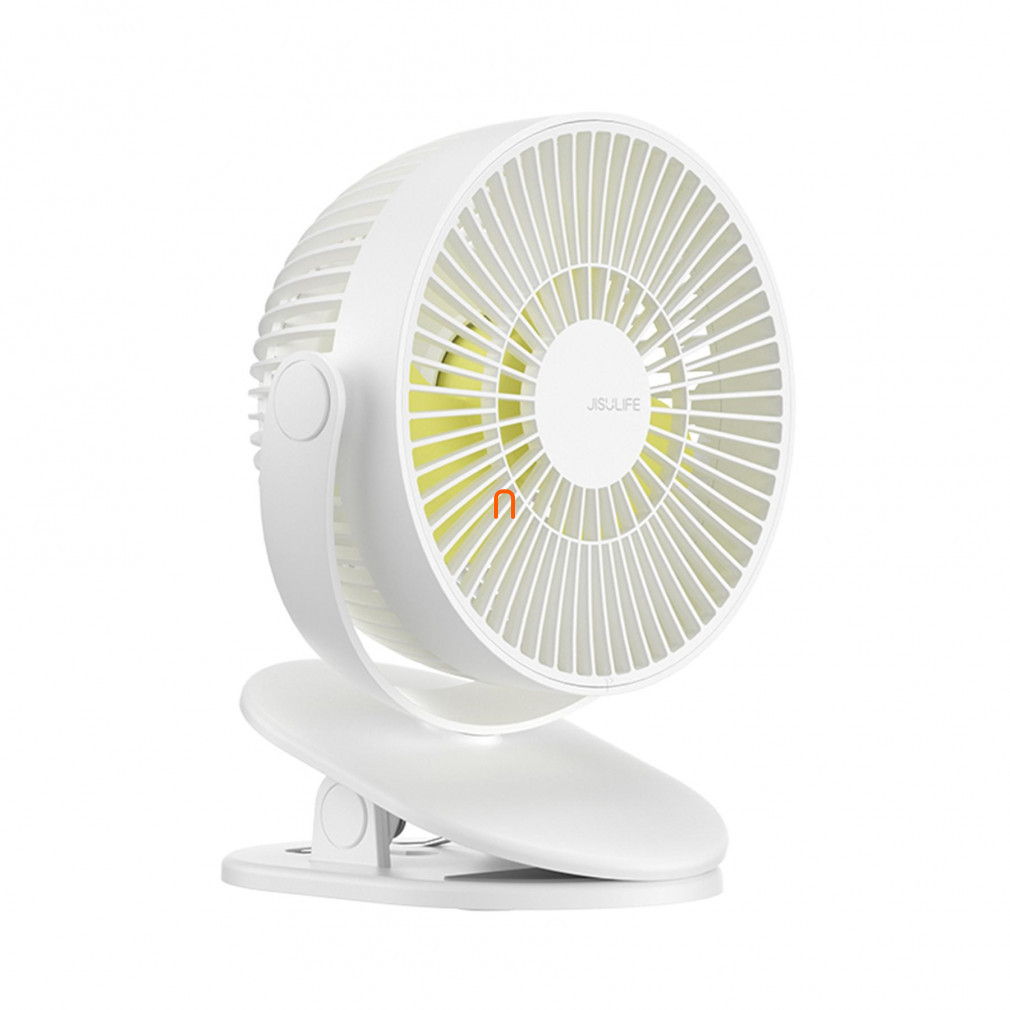 Ventilator Clip-on, baterie 4000mAh, alb