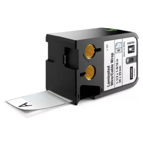   DYMO XTL  (38 mm x 39 mm) Etichete laminate pentru cabluri, alb-negru, 150 buc. 1868708