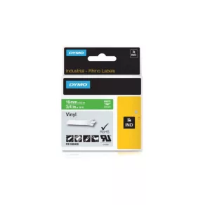 Dymo RHINO PVC colorat 19 mm alb/albastru 1805417