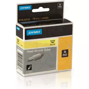  Bandă Dymo 24 mm x 1,5 m  Termocontractabilă (termică) galbenă  1805444 5,5 mm–14,5 mm