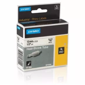   Bandă Dymo 12 mm  Termocontractabilă (termică) Albă  18055 2,97 mm–5,13 mm