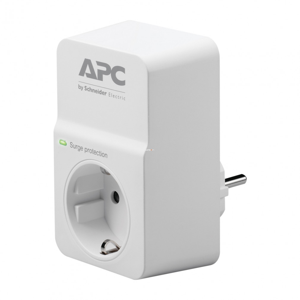 Schneider soclu de protecție la supratensiune, soclu plug-in, alb PM1W-GR APC