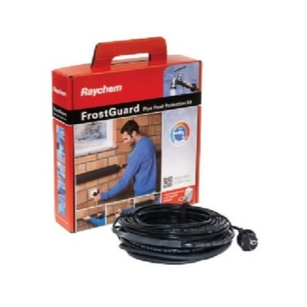 FROSTGUARD-2M Cablu de încălzire cu autoreglare și conector. Conține: cablu FrostGuard ETL10 de 2 m (10 W/m la 5 °C) cu cablu de conectare de 2 m. (FROSTGUARD-2M)
