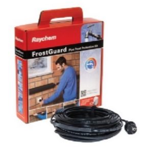   FROSTGUARD-8M Cablu de încălzire autoreglabil cu conector. Conținut: cablu FrostGuard ETL10 de 8 m (10 W/m la 5 °C) cu cablu conector de 2 m. (FROSTGUARD-8M)
