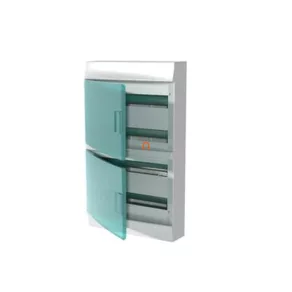   Tablou de distribuție mic, montat pe perete, cu ușă transparentă 4/72, IP41, cu șină PE/N, ABB Mistral41W 1SPE007717F1121