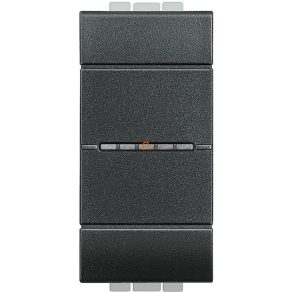 Comutator LL încrucișat 1P 16A 1m antracit L4054