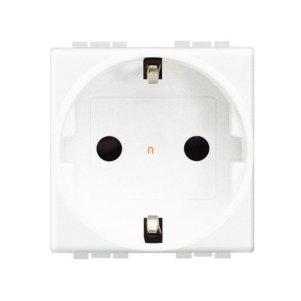 BTICINO Light N4141AN 2P+F priză 2 module, 16A alb
