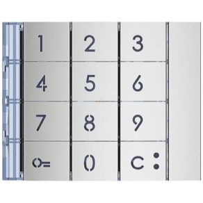   BTICINO 353001 Placă de acoperire pentru modul cu buton Allmetal