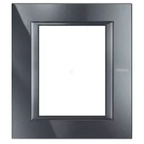   Rama de acoperire Axolute 3+3 module, antracit mat, dreptunghiulară HA4826HS