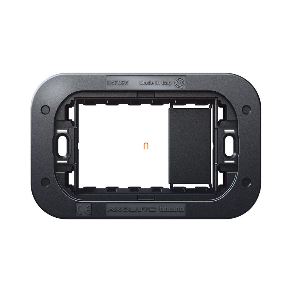 BTICINO Axolute cadru de fixare 3 module, cu șuruburi AIR H4703W