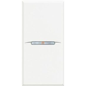 BTICINO Axolute 1P întrerupător 1M alb HD4001N