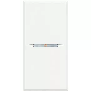 Comutator BTICINO Axolute. 1 modul, alb zăpadă HD4003N